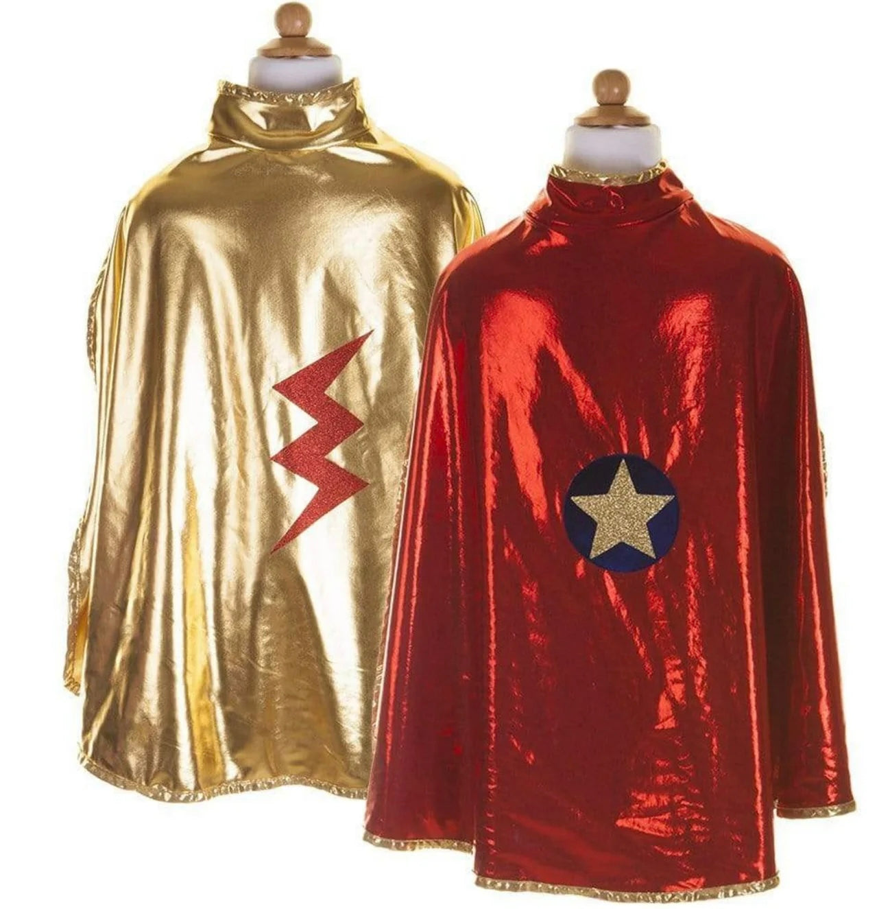 Gold and Red Reversible Wonder Cape