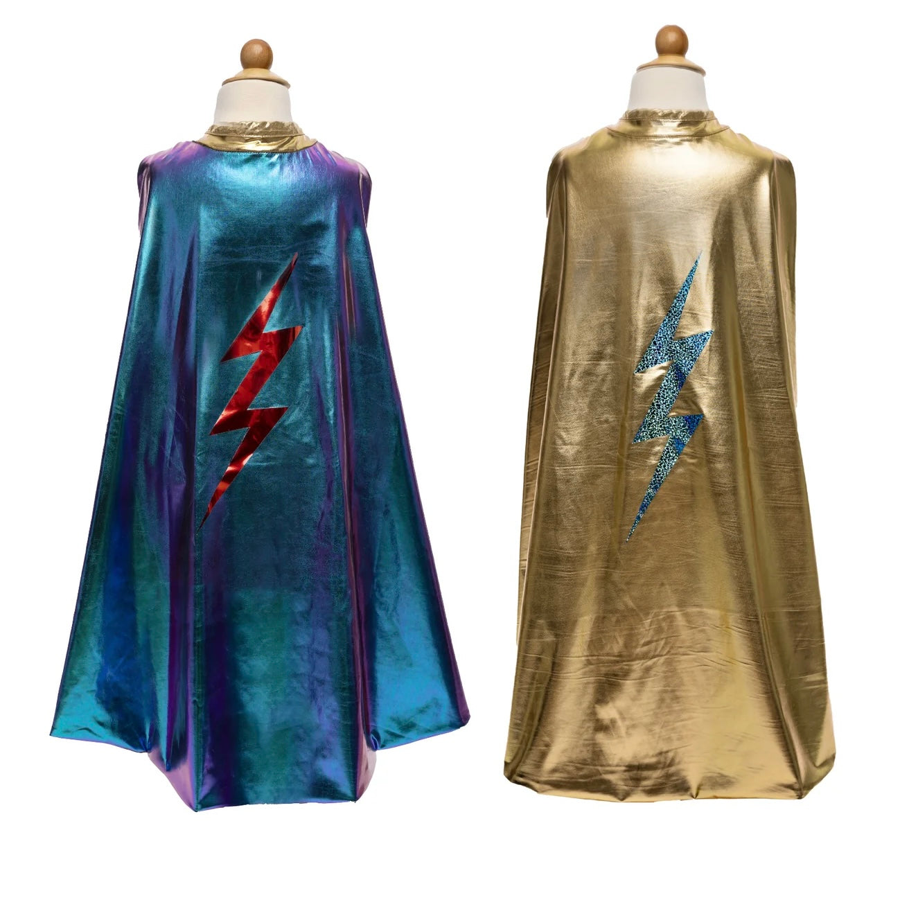 Blue Lightning Holographic Cape