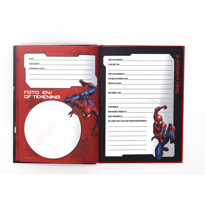 Vriendenboek Spiderman